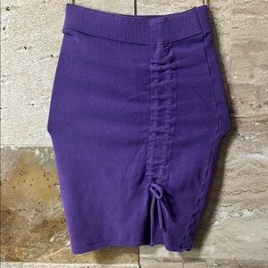 Purple knitted Women's Skirt